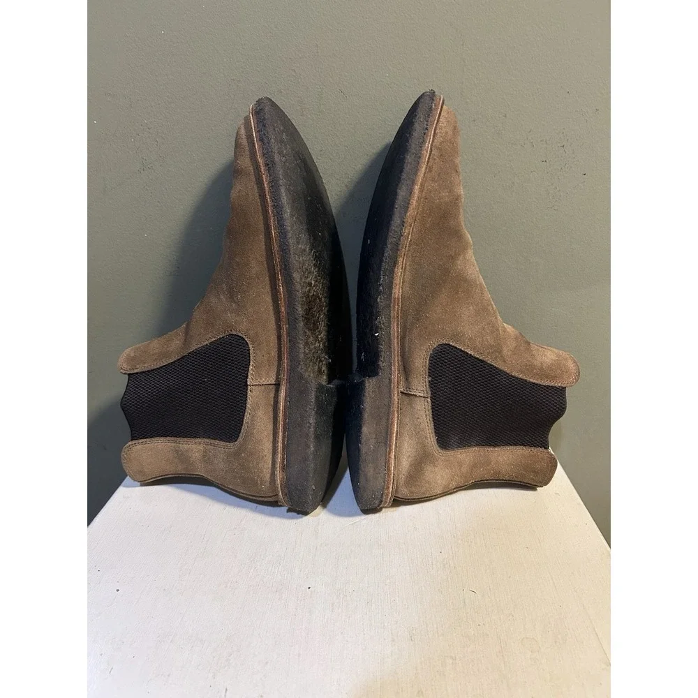 Astorflex Bitflex Chelsea Boots Brown Nubuck Italian Men's Size EU 42 US 9/9.5